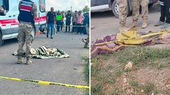 Şanlıurfa Akçakalede motosiklet traktör mibzerine çarptı, 2 çocuk hayatını kaybetti
