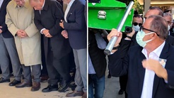 Cenaze namazında Fatih Terimin zor anları