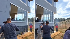 Adanadaki 4,9luk deprem mangal yapan aileyi böyle yakaladı