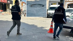 Firma kıyafeti giyip iş makinesiyle yer altındaki 1 milyon TLlik kabloları çaldılar 
