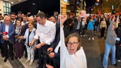 İzmirde Cemil Tugay protestosunda gerginlik! Vatandaşlardan YENİ Partiye soğuk duş