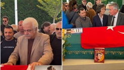 Göksel Arsoyun cenazesinde fotoğraf çektirmek isteyenlere Serdar Gökhandan tepki