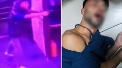 Eğlence mekanındaki silahlı kavga kamerada