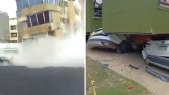 7.7 ile sallanan Panamadan felaket görüntüleri