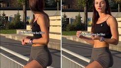 Ukraynalı genç kızın "Sıradan bir gün" notuyla paylaştığı videoya bakın