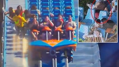 Lunaparkta korkunç son! Oğlu yanındayken 60 metre yüksekten düştü