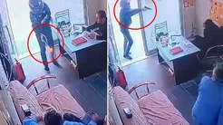 Akaryakıt istasyonuna silahlı saldırı kamerada! Soğukkanlılığı buz kestirdi
