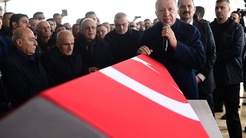 Dündar Ziya Gültekine veda! Cenazeye Cumhurbaşkanı Erdoğanın sözleri damga vurdu
