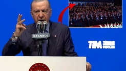 Cumhurbaşkanı Erdoğandan fon krizi mesajı! İş insanları alkışlarla karşılık verdi