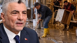 Bakan Bolat İstanbulda selden etkilenen esnafa 80 milyon TL nakdi destek açıkladı