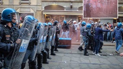 İtalyada hayat pahalılığı protestosu: Milanoda polis göstericilere gazla müdahale etti