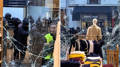 Fransada protestocular Lacoste mağazalarını talan etti