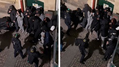 Fransada polis şiddeti kamerada! Gençleri tek tek copladılar