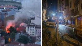 Bilecikte yangın dumanları gökyüzünü kapladı