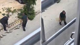 Güpegündüz pes dedirten hırsızlık! Vatandaşlar fark edip telefona sarıldı