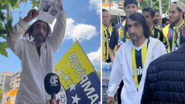 Görüntüdeki kişi Rambo Okan! Ali Koçu protesto olayını çok farklı bir boyuta taşıdı