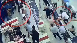 Düğün salonundaki silahlı saldırı anı güvenlik kamerasında