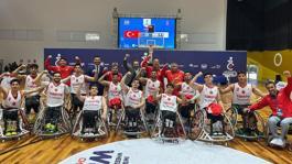 23 Yaş Altı Tekerlekli Sandalye Basketbol Milli Takımımız, İsraili 84 sayı farkla ezip geçti