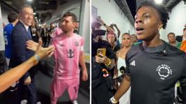 Neye uğradığını şaşırdı! Ronaldo hayranı IShowSpeede Messi şoku 