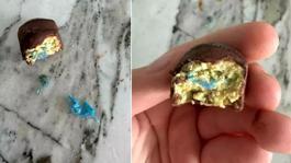 Marketten alınan Dubai çikolatasını yedi, nefesi kesildi! İçinden bakın ne çıktı