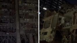 İranın vurduğu bölgede büyük yıkım! Kameralara böyle yansıdı