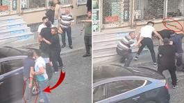 Cadde ortasında yaşlı adamı sopayla darbettiler