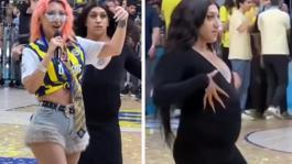 Kutlamalara damga vurdu! Herkesin konuştuğu dansçının kim olduğu ortaya çıktı