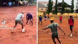 Osimhenin futbol oynadığı saha gündem oldu