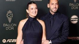 Hakan Çalhanoğlunun eşinden olay paylaşım