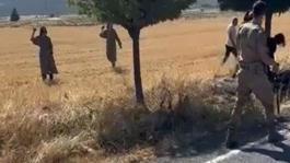 Kaza sonrası yardıma giden jandarmaya taş, sopa ve bıçaklarla saldırdılar