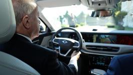 Cumhurbaşkanı Erdoğan, Toggun yeni modeli T10Fyi test etti