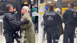 Almanyada Filistin destekçilerine polis şiddeti! O anlar kameralarda