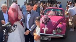 Kadir Ezildi gelinini davul zurna eşliğinde baba evinden aldı