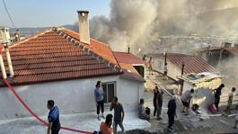 Muğlada çıkan yangın nedeniyle 2 kişi hastanelik oldu
