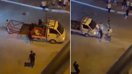 Kadınlara sözlü taciz bulunan adama mahalle dayağı
