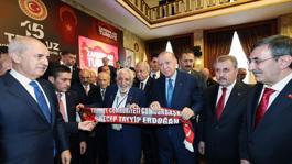 Erdoğan, Bahçeli ve Destici Mecliste bir arada