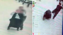 Annesinin boğazını sıktı, tekmeler savurdu
