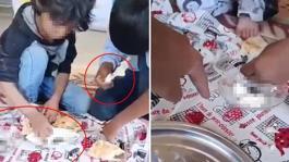 Skandal iddia: Üvey kardeşlerine hayvan dışkısı yedirdi