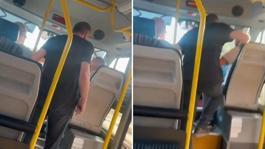"Ayağıma bastın" tartışmasında yolcuya yumruk attı: Seni delik deşik ederim