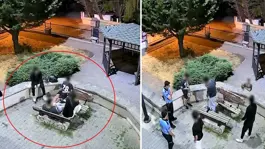 Zabıta parkta çekirdek kabuklarını yere atan gençleri affetmedi, ellerine süpürgeyi verdi