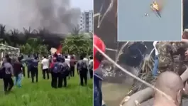 Dakkada Savaş Uçağı Düşmesi: 1 Ölü, 4 Yaralı