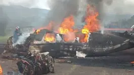 Venezuelada uçak kazası: 2 ölü