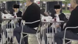 Vahim görüntüler! Küçücük çocuk ailesinin yanında sigara içti, bir de halka çıkardı