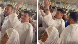 Mert Hakan Yandaşı umre ziyaretinde gören bir kişi yaptığıyla pes dedirtti