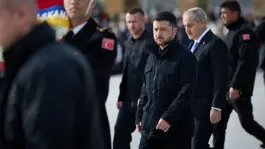 Zelenskiy Ankarada! İlk durağı Anıtkabir oldu