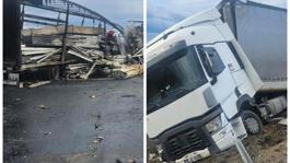 Komşuda korkunç kaza! İki Türk şoför feci şekilde can verdi