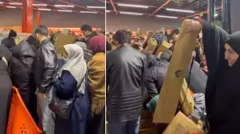 Yeni açılan mağazada ürünler öyle bir fiyata satışa çıktı ki millet birbirini ezdi