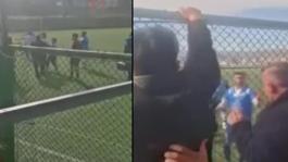 Böyle maç görülmedi! Son düdük çaldı saha içi savaş alanına döndü