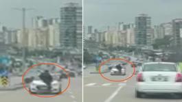 Ankarada sürücü kursu eğitmeni trafikte tartıştığı kişiye dehşeti yaşattı