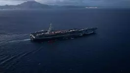 ABDnin dev uçak gemisi Türkiyenin yanı başında